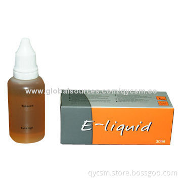 Customized Electronic Cigarettes Refill Liquid, Compatible with eGo E Cigarette